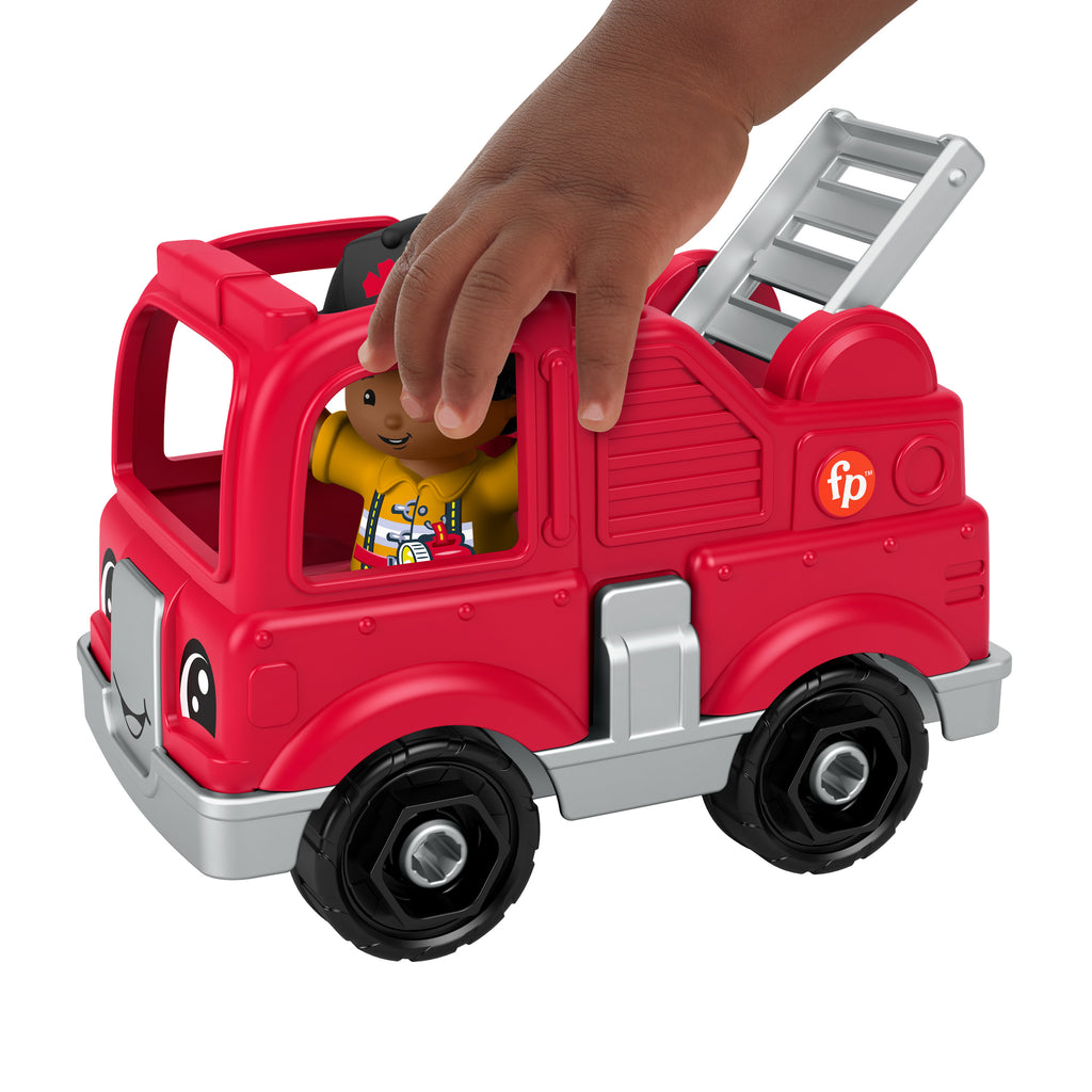 Little People İtfaiye Aracı, 1-5 yaş çocuklar için figürlü oyuncak araç seti