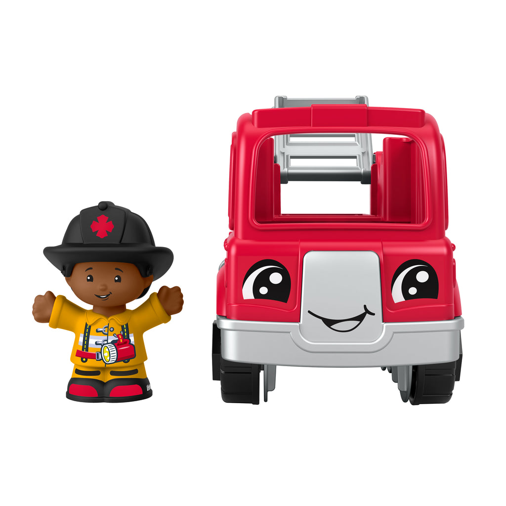 Little People İtfaiye Aracı, 1-5 yaş çocuklar için figürlü oyuncak araç seti