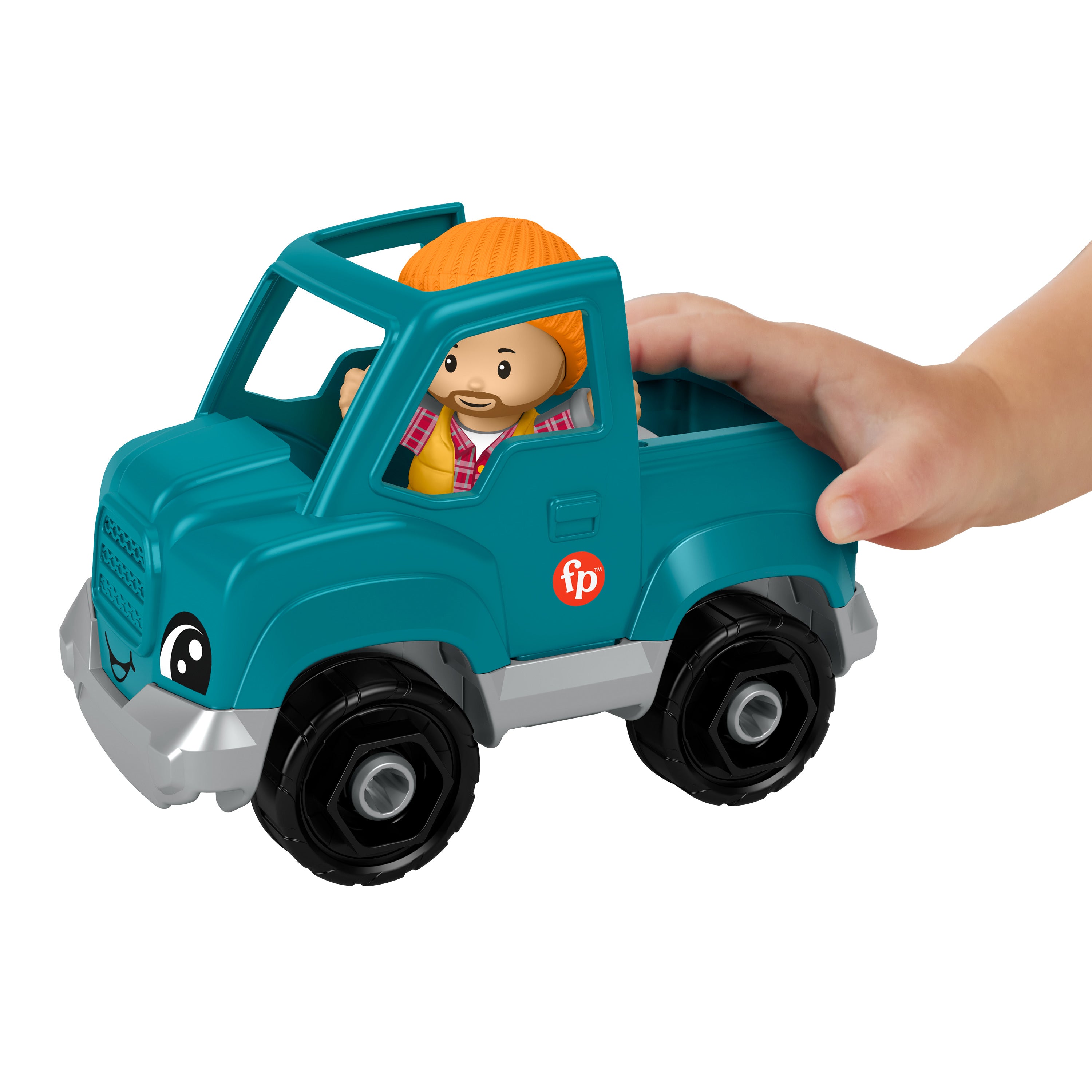 Little People Kamyonet, 1-5 yaş çocuklar için figürlü oyuncak araç seti