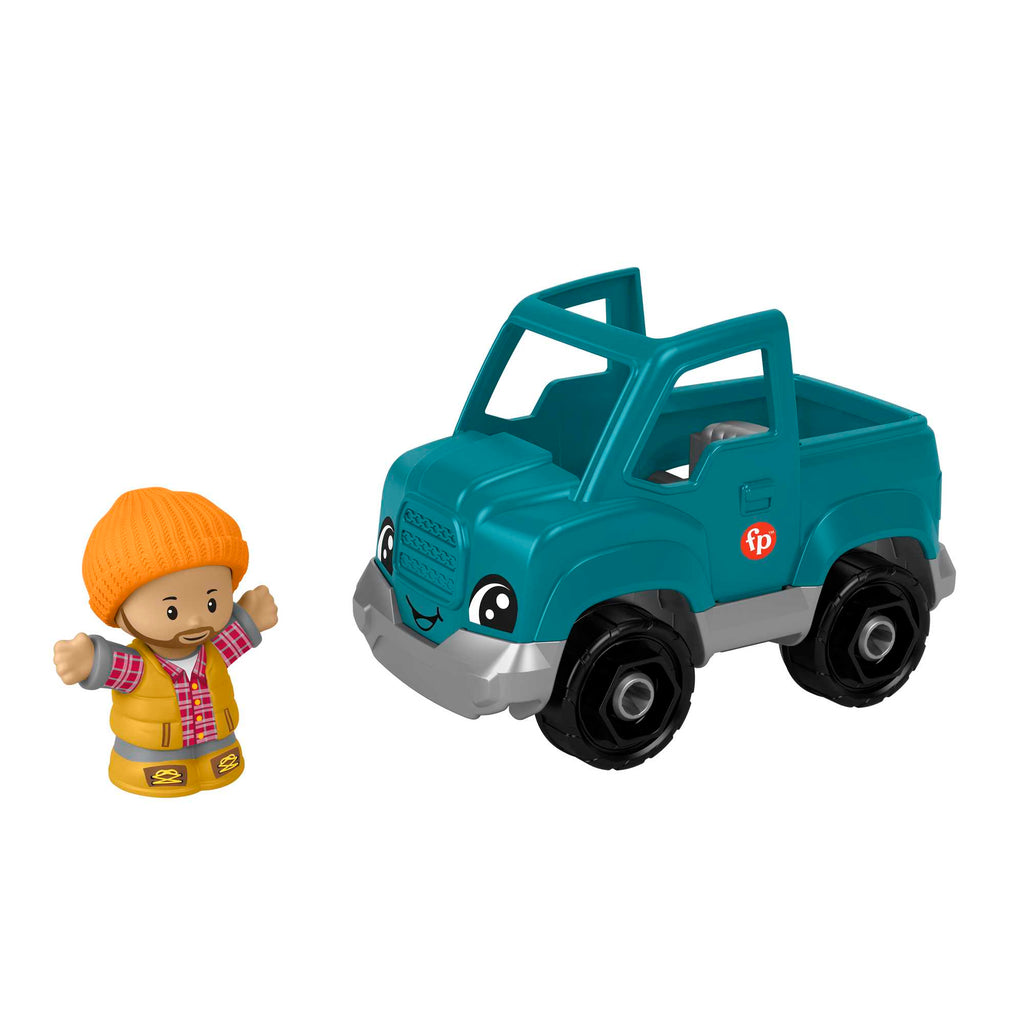 Little People Kamyonet, 1-5 yaş çocuklar için figürlü oyuncak araç seti