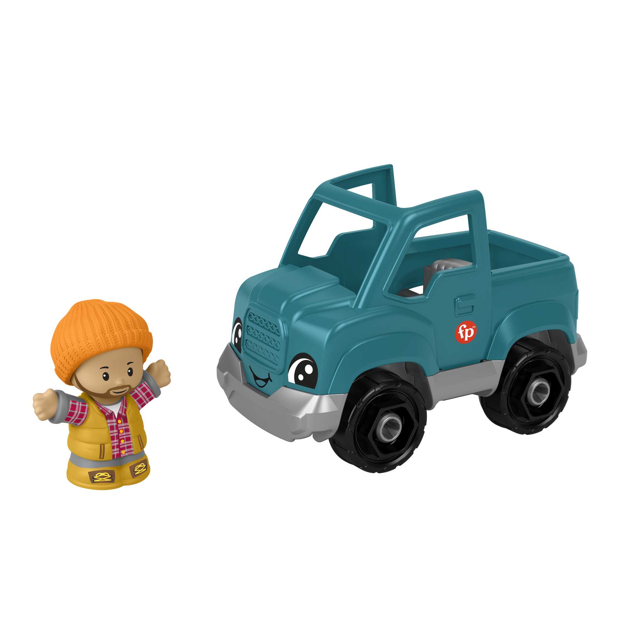 Little People Kamyonet, 1-5 yaş çocuklar için figürlü oyuncak araç seti