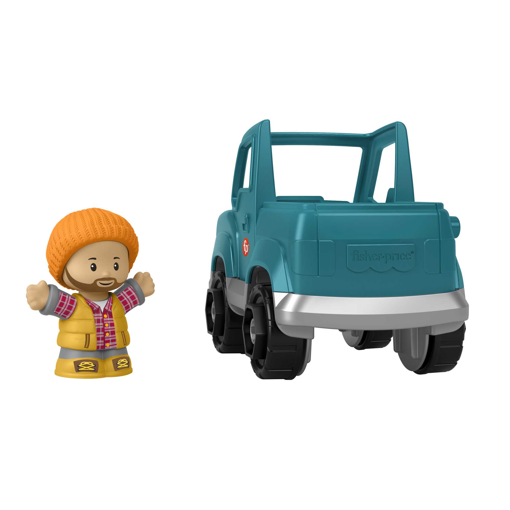Little People Kamyonet, 1-5 yaş çocuklar için figürlü oyuncak araç seti