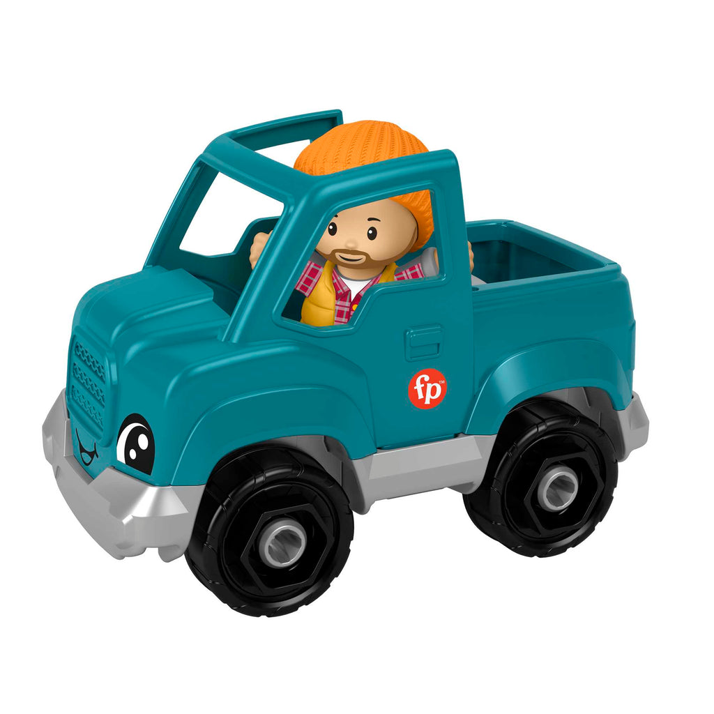 Little People Kamyonet, 1-5 yaş çocuklar için figürlü oyuncak araç seti