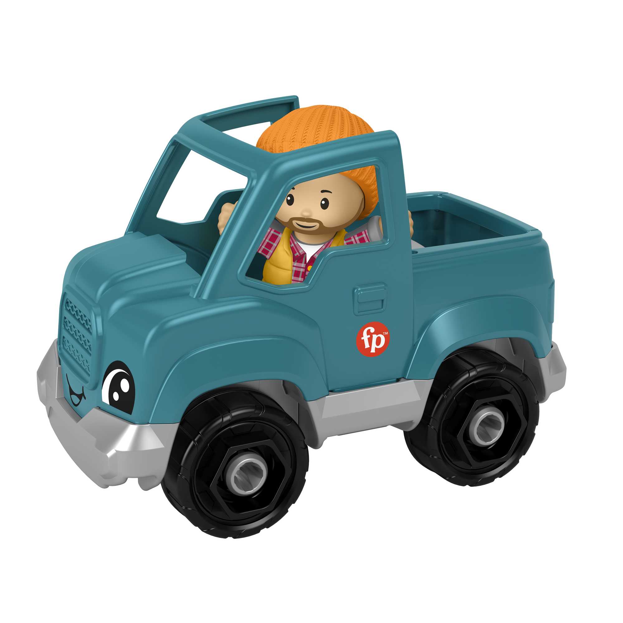 Little People Kamyonet, 1-5 yaş çocuklar için figürlü oyuncak araç seti