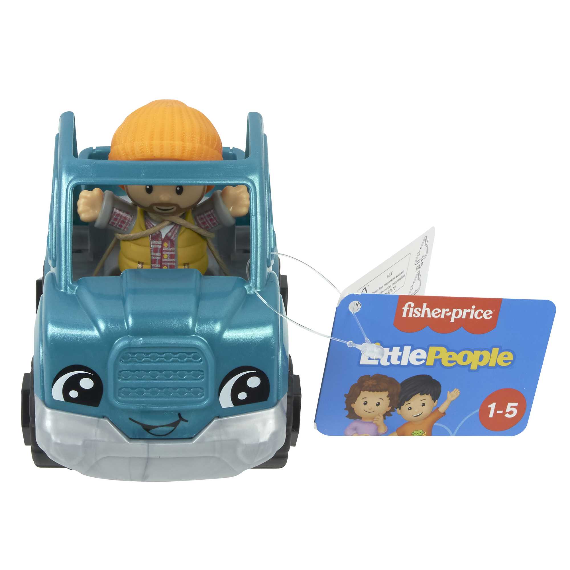 Little People Kamyonet, 1-5 yaş çocuklar için figürlü oyuncak araç seti