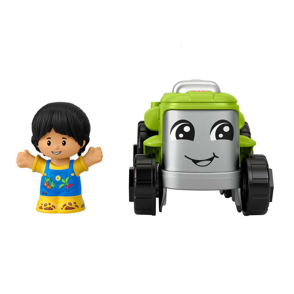 Little People Traktör, 1-5 yaş çocuklar için figürlü oyuncak çiftlik aracı
