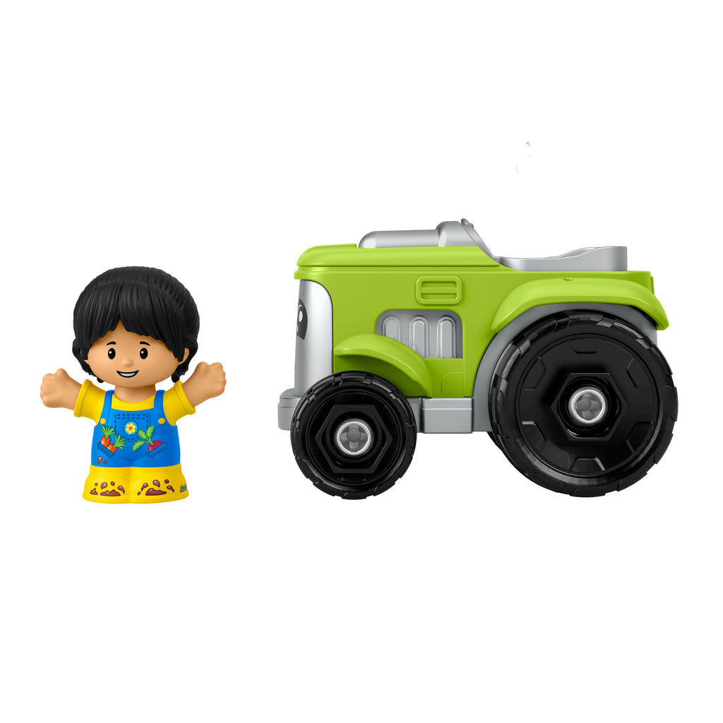 Little People Traktör, 1-5 yaş çocuklar için figürlü oyuncak çiftlik aracı