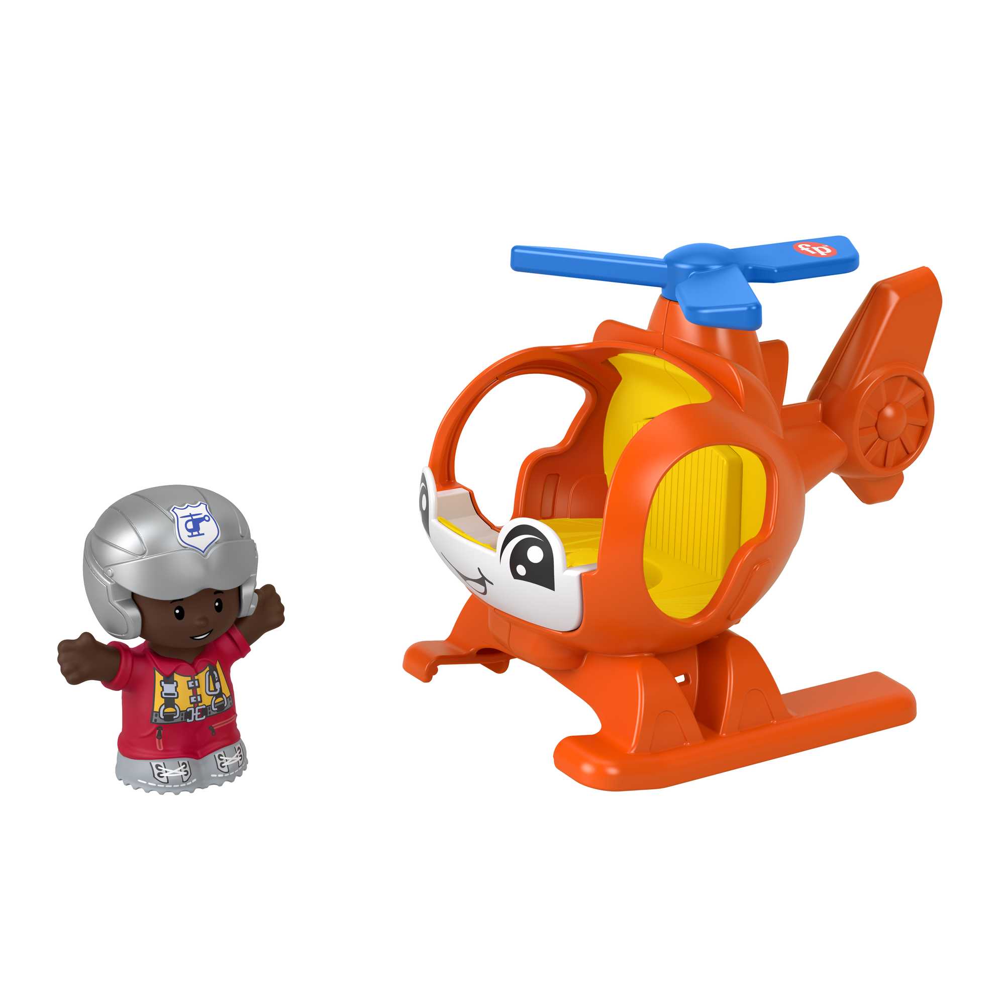 Little People Helikopter, 1-5 yaş çocuklar için figürlü oyuncak hava aracı
