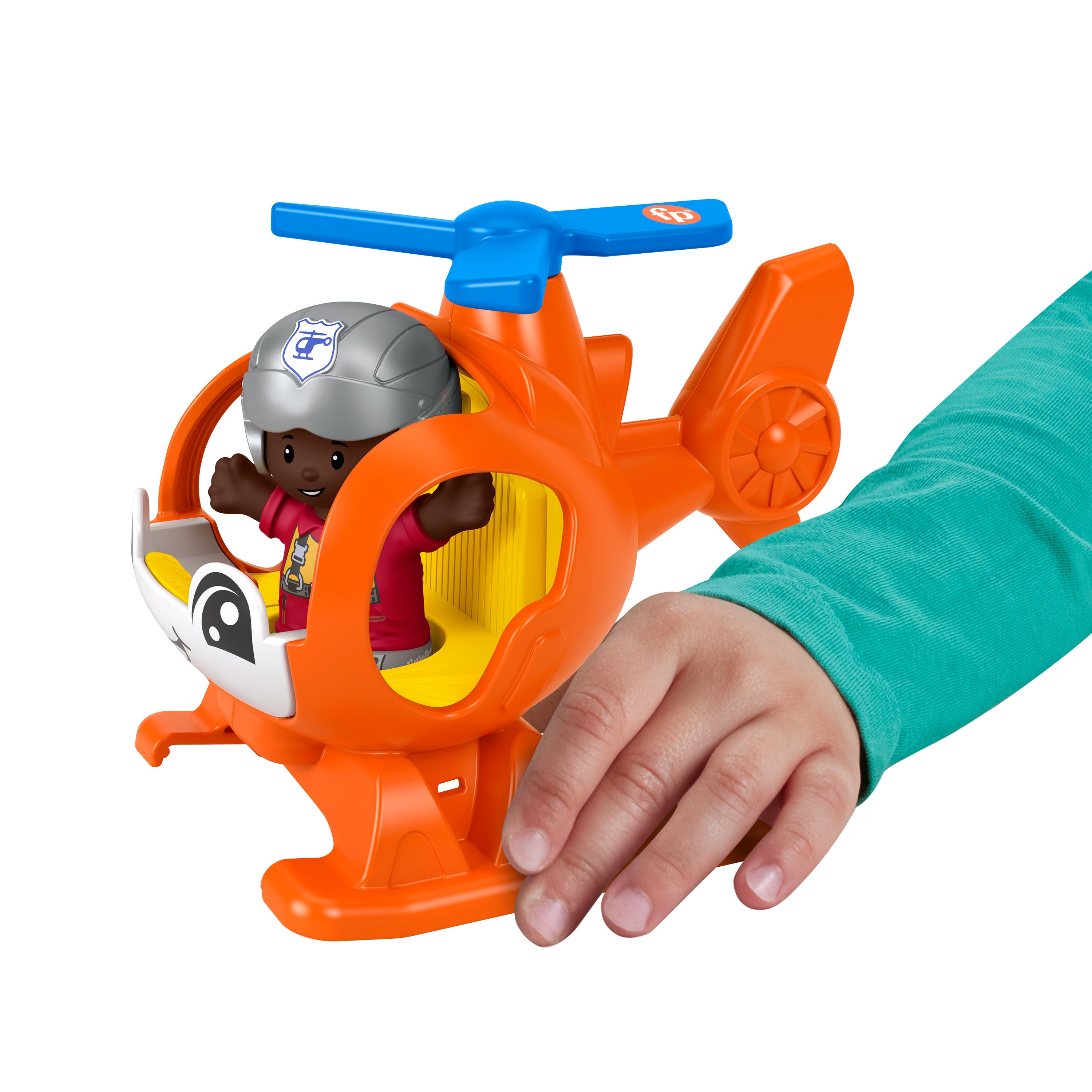 Little People Helikopter, 1-5 yaş çocuklar için figürlü oyuncak hava aracı
