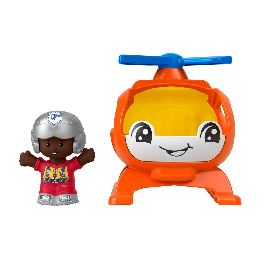 Little People Helikopter, 1-5 yaş çocuklar için figürlü oyuncak hava aracı