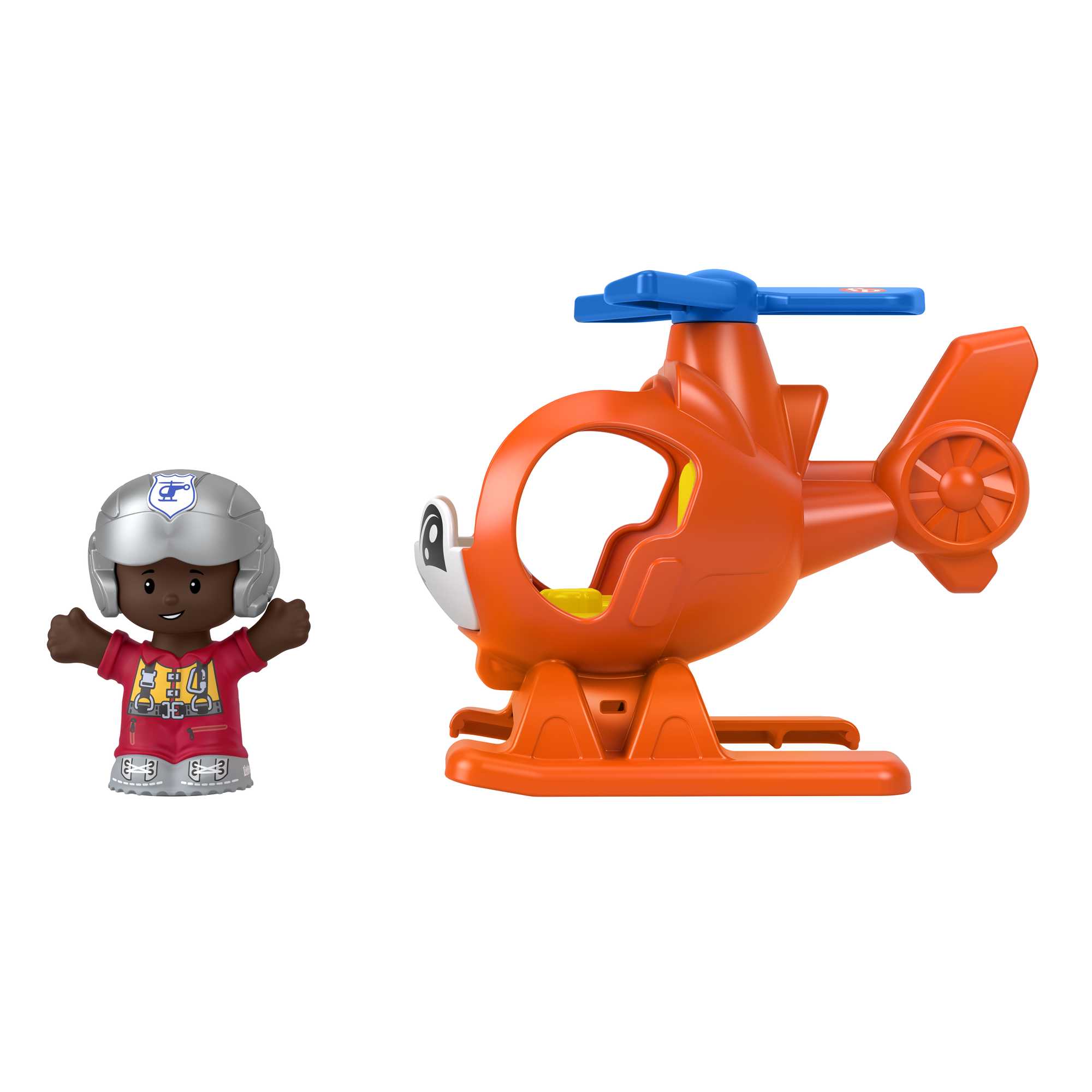 Little People Helikopter, 1-5 yaş çocuklar için figürlü oyuncak hava aracı