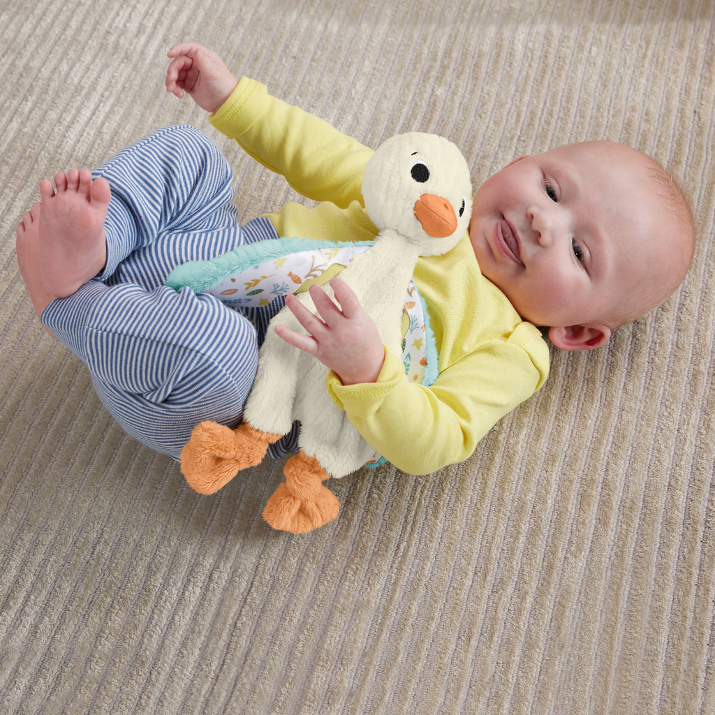 Fisher Price Sevimli Kaz, yenidoğanlar için duyusal gelişime yardımcı, sesli oyuncak