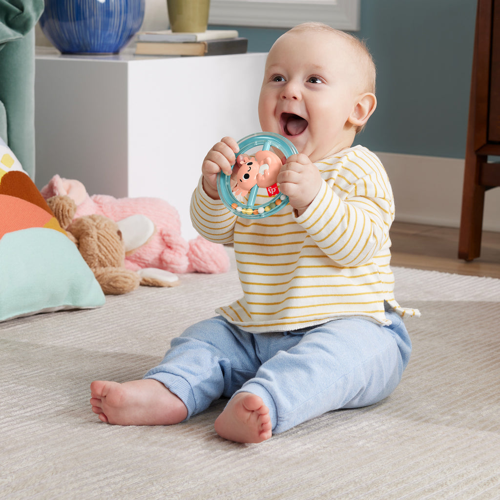 Fisher-Price Sensimals Clack & Quack Kaz Duyusal Çıngırak Oyuncağı - HRB21