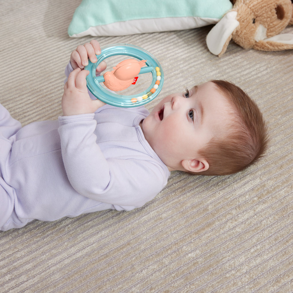 Fisher-Price Sensimals Clack & Quack Kaz Duyusal Çıngırak Oyuncağı - HRB21