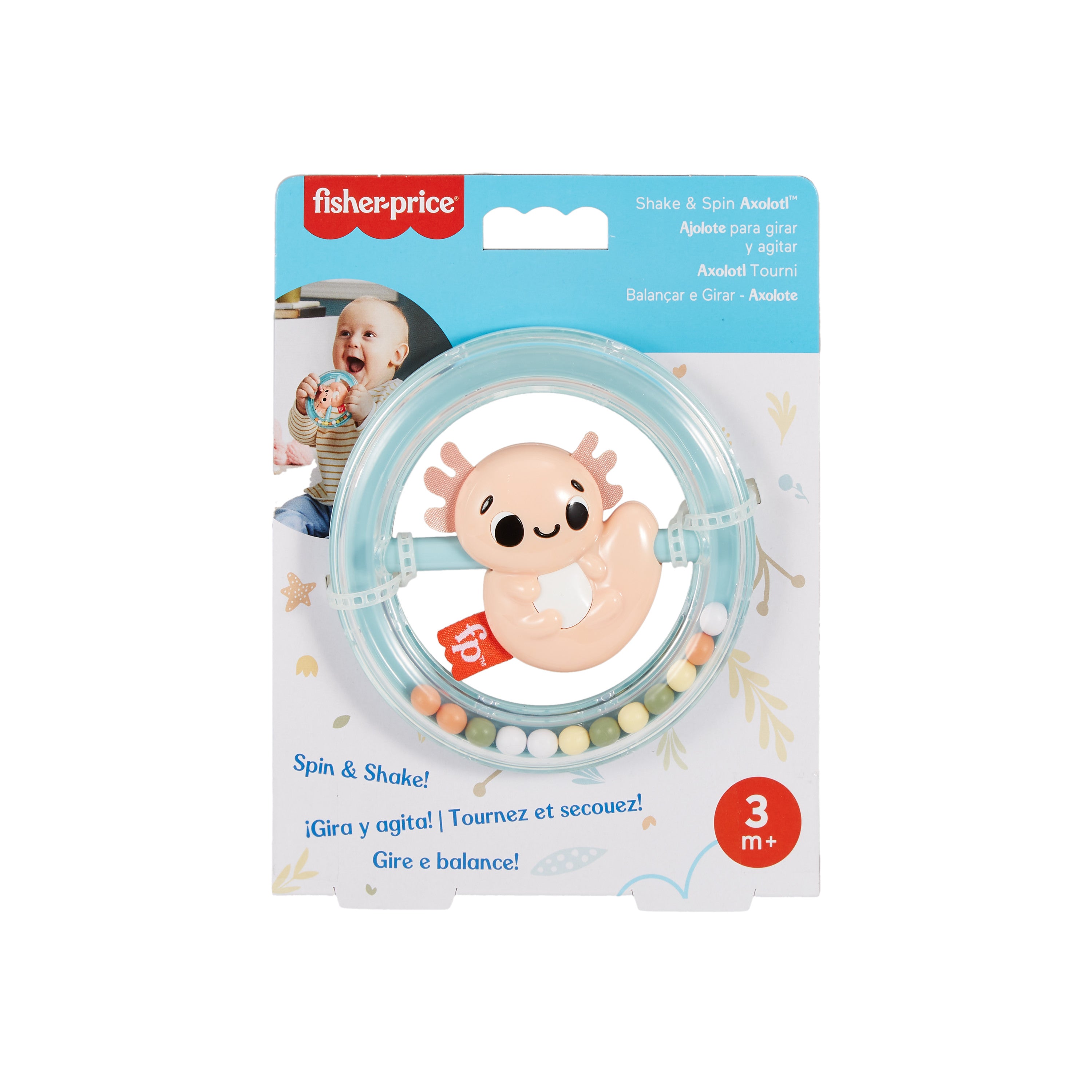 Fisher-Price Sensimals Clack & Quack Kaz Duyusal Çıngırak Oyuncağı - HRB21
