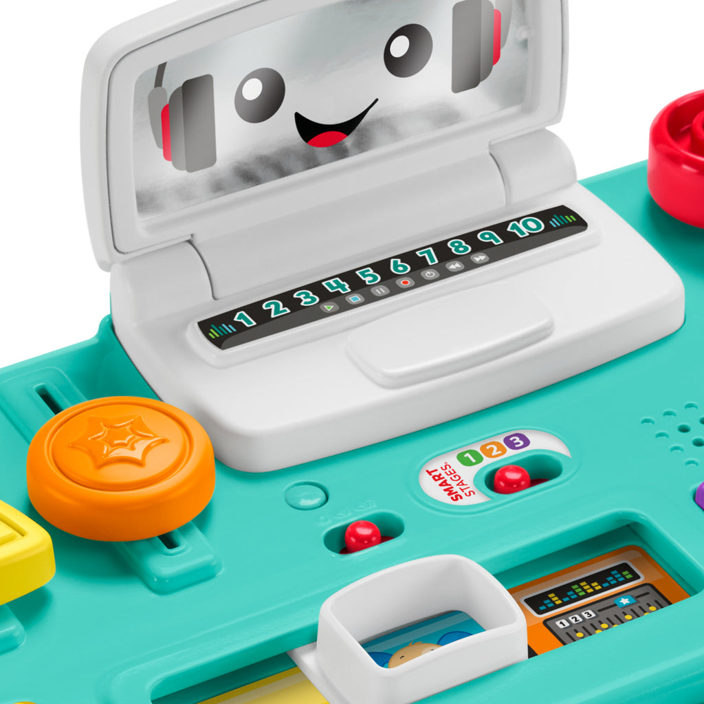 Fisher-Price Eğlen ve Öğren Müzikli Eğitici Oyuncağı Bebek ve Yürüme Çağındaki Çocuk için Eğlenceli DJ Aktivite Masası