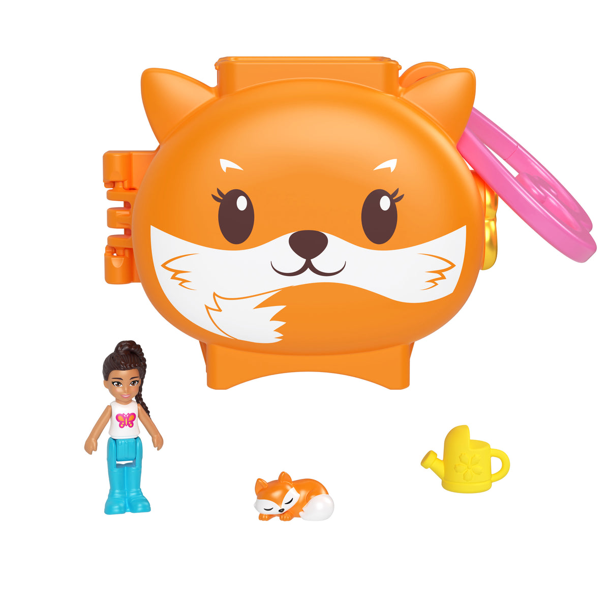 Polly Pocket Sevimli Hayvanlar Tilki Kompakt Oyun Seti