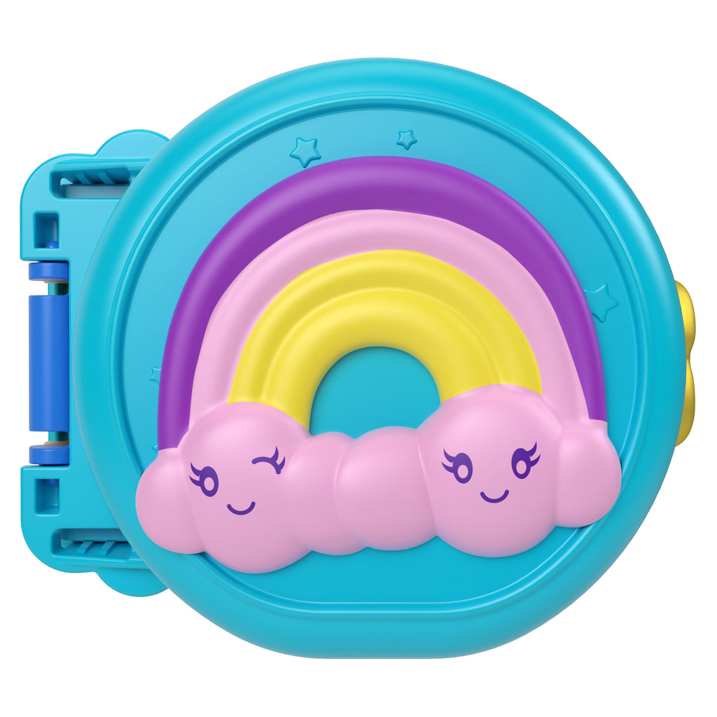 1 bebek, hareketli parçalar ve taşıma sapı dahil Polly Pocket Seyahat Eğlencesi mini oyun setleri koleksiyonu (Stiller çeşitlilik gösterebilir.)