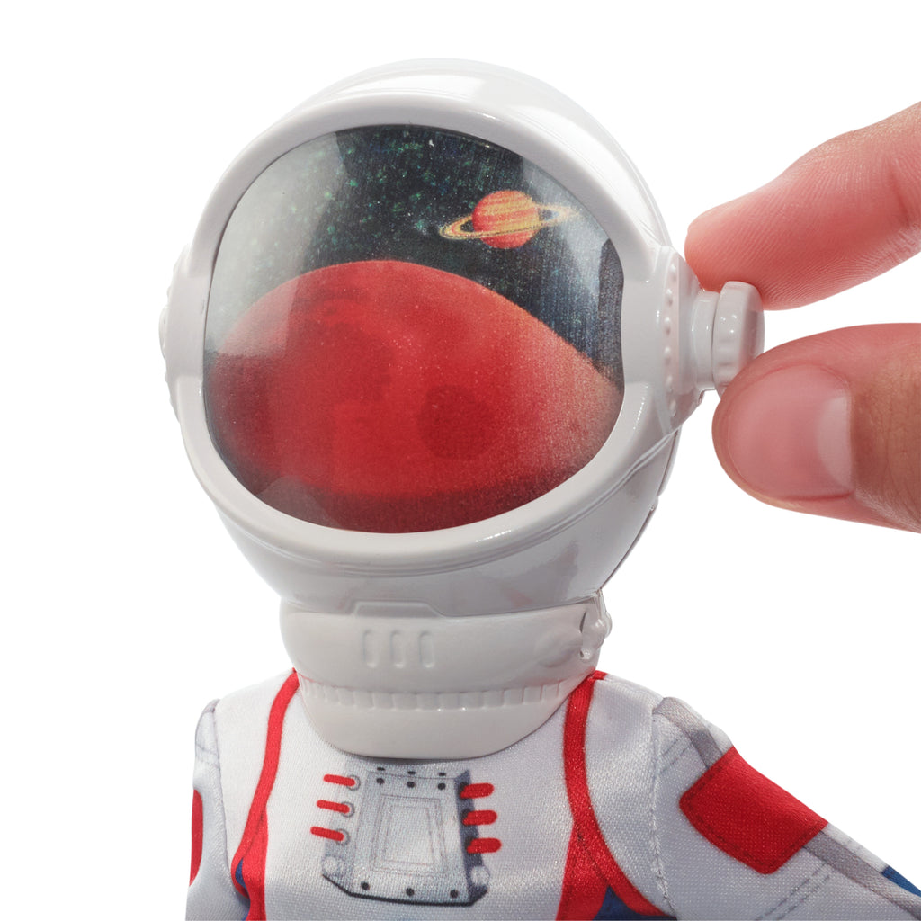 Barbie Deluxe Kariyer Bebek - Astronot, tekerlekli keşif aracı ve uzay kaskı dahil 10 aksesuar