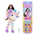 Barbie Cutie Reveal Büyüleyici Renkler Serisi Zebra Kostümlü Bebek, Aksesuarlar ve 10 Sürpriz