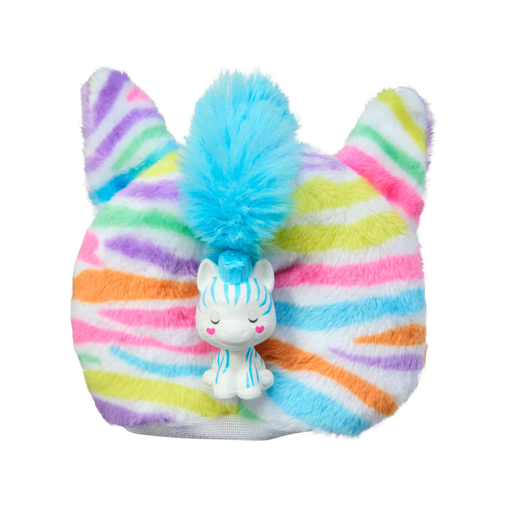 Barbie Cutie Reveal Büyüleyici Renkler Serisi Zebra Kostümlü Bebek, Aksesuarlar ve 10 Sürpriz