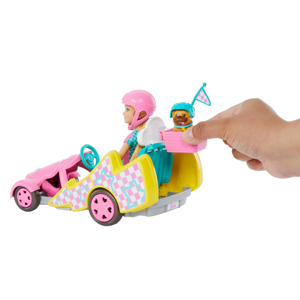 Barbie Stacie ve Go-Kart Arabası Oyun Seti