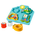 Fisher-Price Şekiller ve Sesler Araç Bulmacası, müzikli ve ışıklı bulmaca ve şekil sıralama oyuncağı