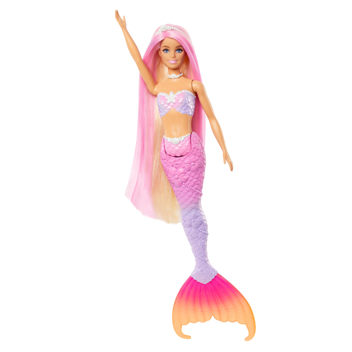 Deniz kızı Barbie "Malibu"; renk değişimi özelliği, yunus ve aksesuarlar