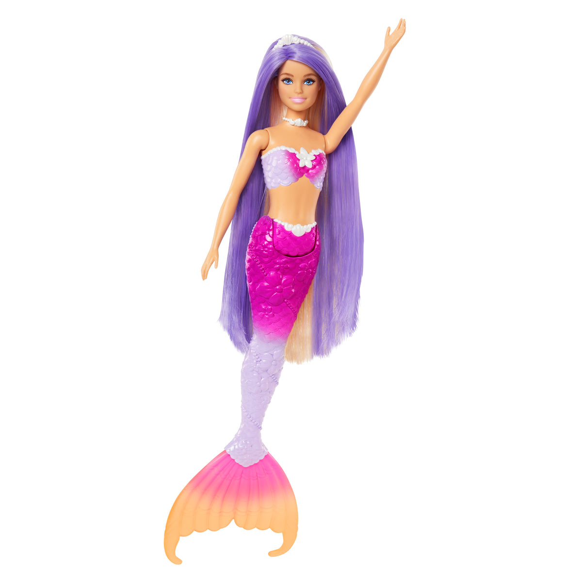 Deniz kızı Barbie "Malibu"; renk değişimi özelliği, yunus ve aksesuarlar