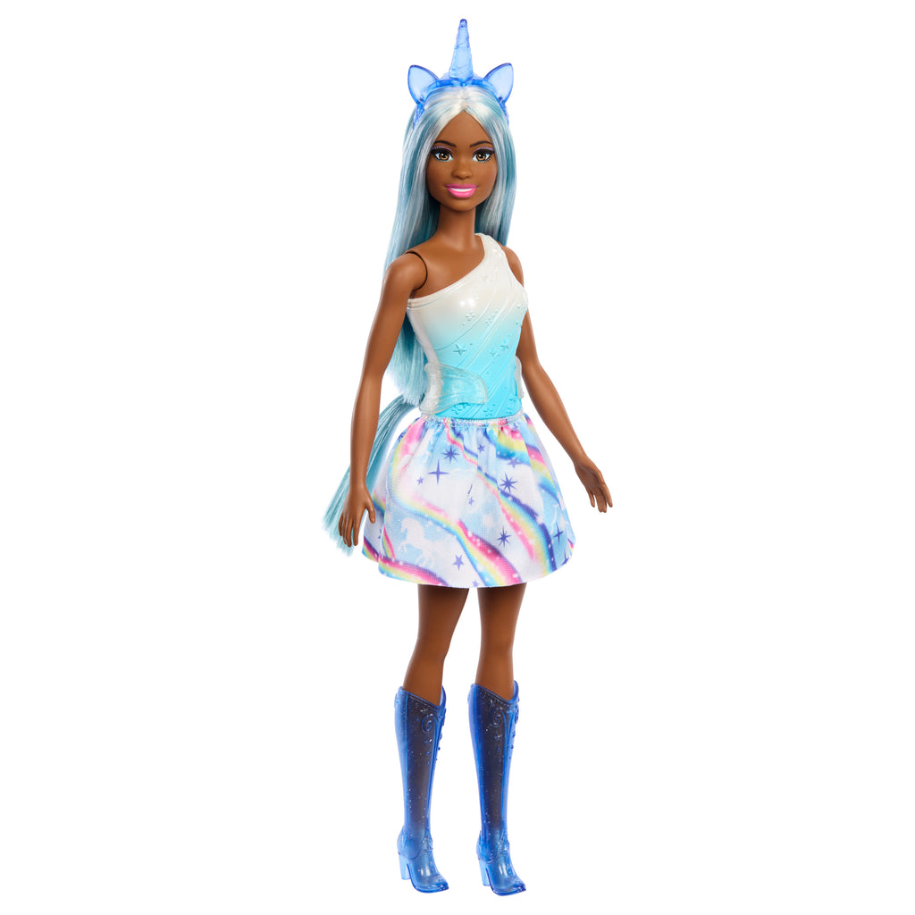 Barbie Dreamtopia Unicorn Bebek - Mavi Saçlı