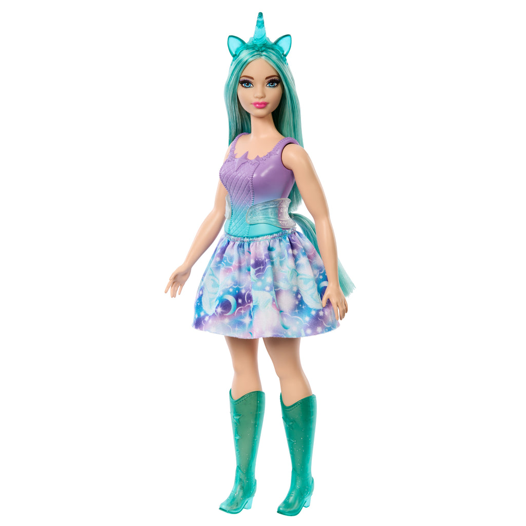 Barbie Dreamtopia Unicorn Bebek - Yeşil Saçlı