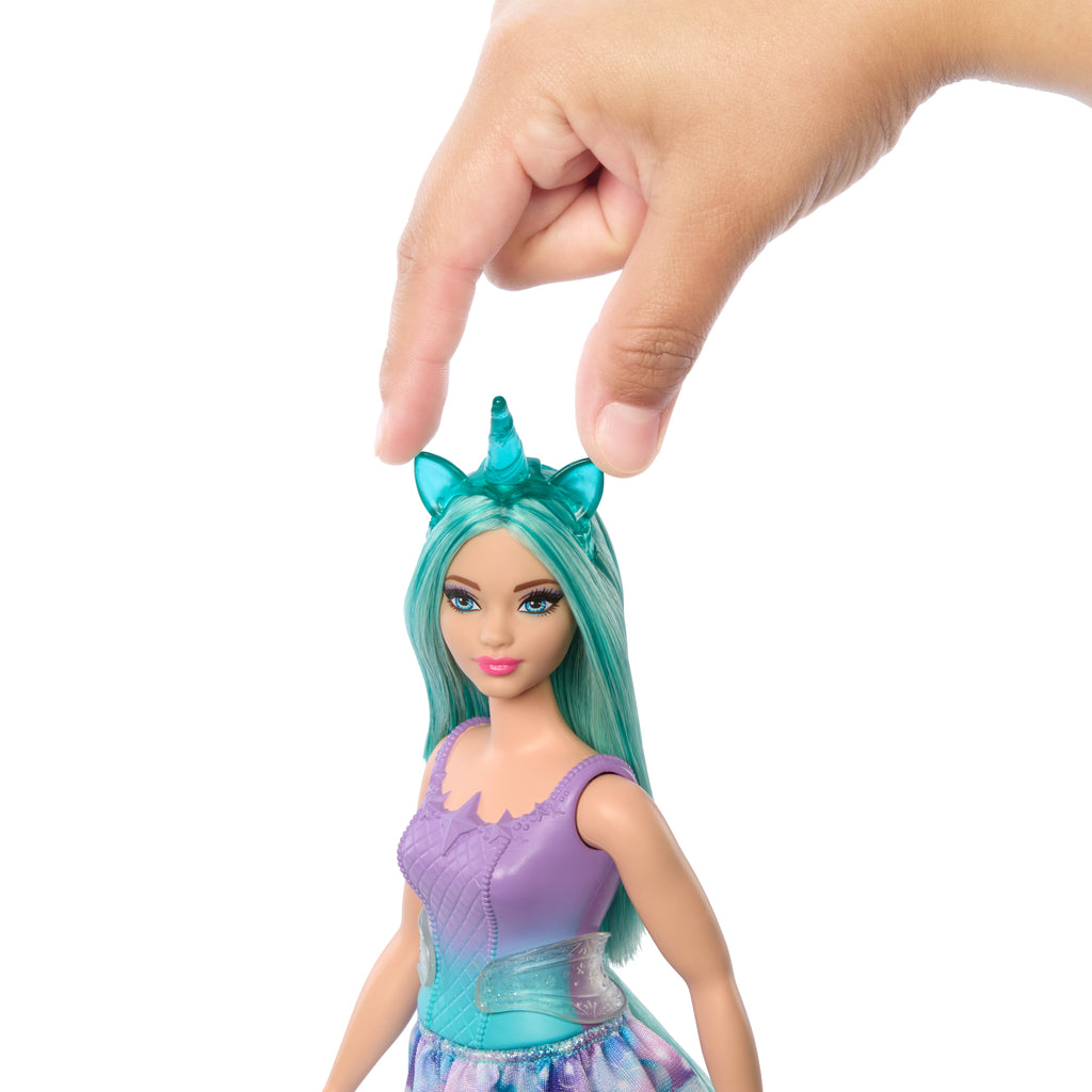 Barbie Dreamtopia Unicorn Bebek - Yeşil Saçlı