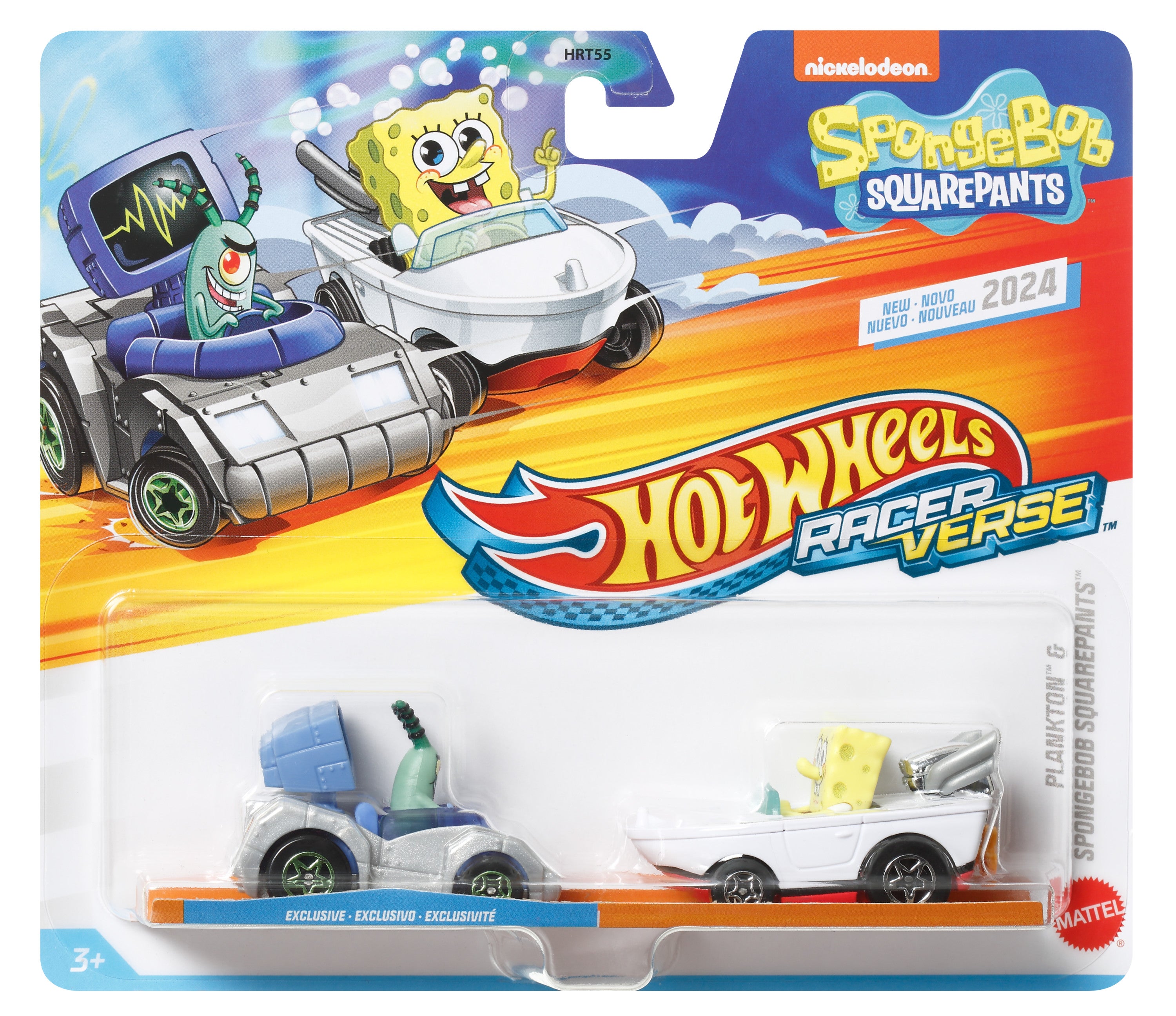 Hot Wheels RacerVerse 2'li Araç Paketi - Sünger Bob