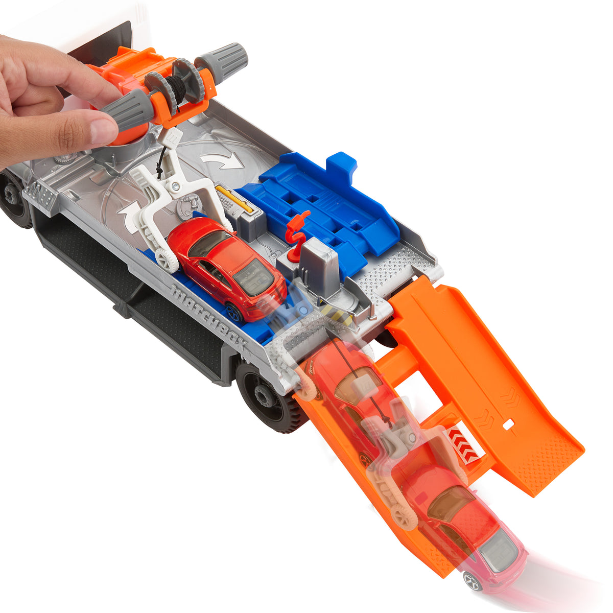 Matchbox Aksiyon Sürücüleri Çekici ve Tamir Kamyonu ile 1:64 ölçekli araba