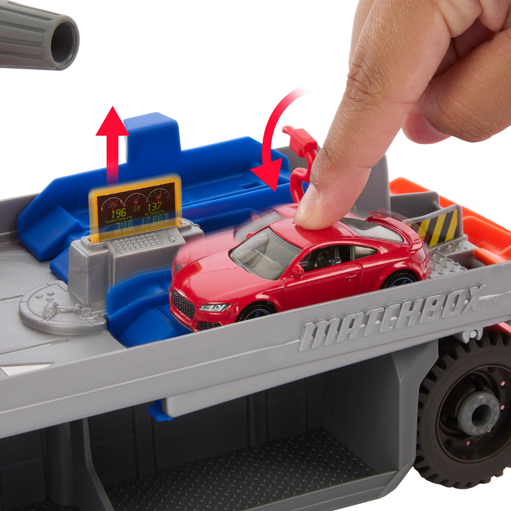 Matchbox Aksiyon Sürücüleri Çekici ve Tamir Kamyonu ile 1:64 ölçekli araba