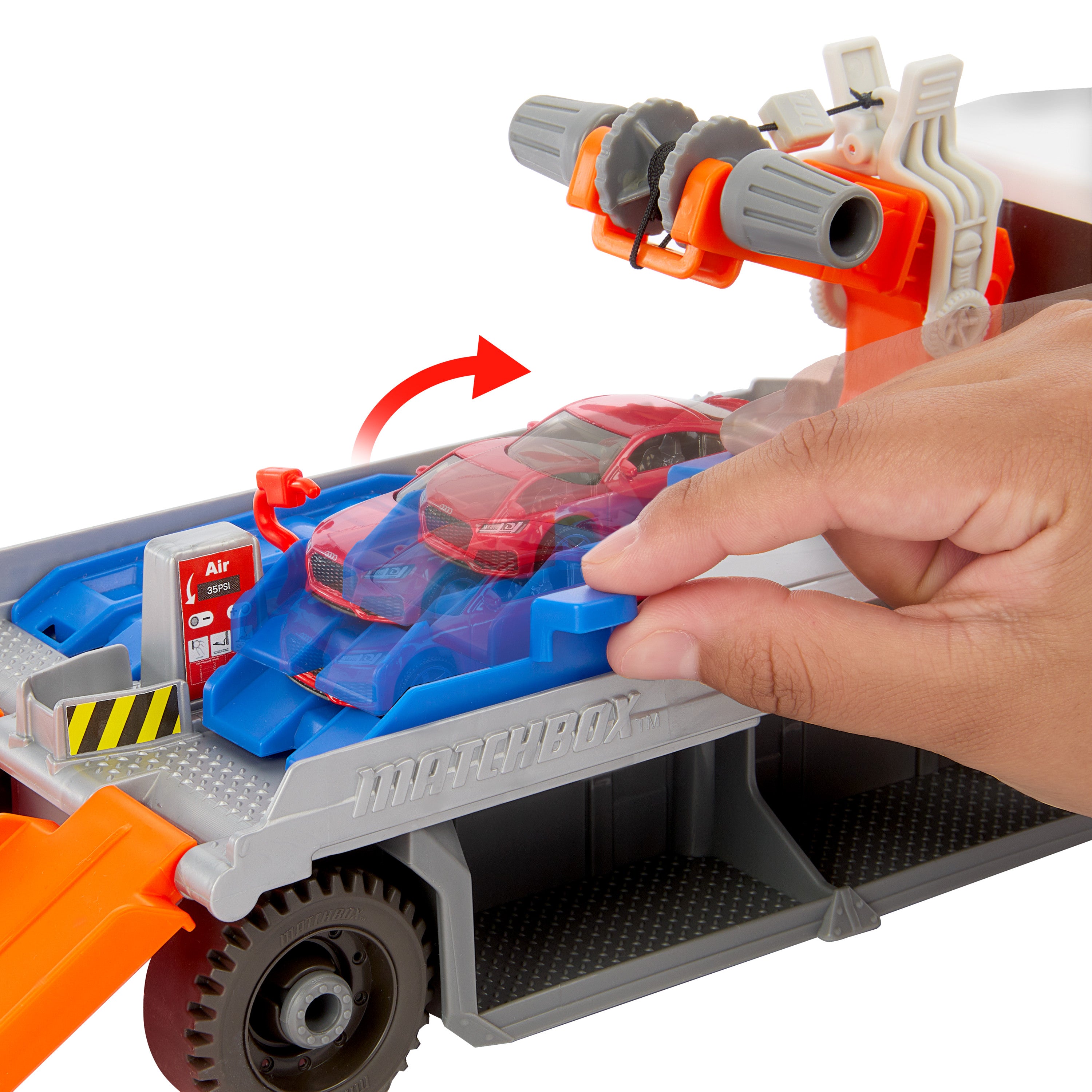 Matchbox Aksiyon Sürücüleri Çekici ve Tamir Kamyonu ile 1:64 ölçekli araba