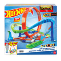 Hot Wheels Bumerang Çemberli Yarış Pisti, 1:64 ölçekli oyuncak araba, kolayca saklanabilir