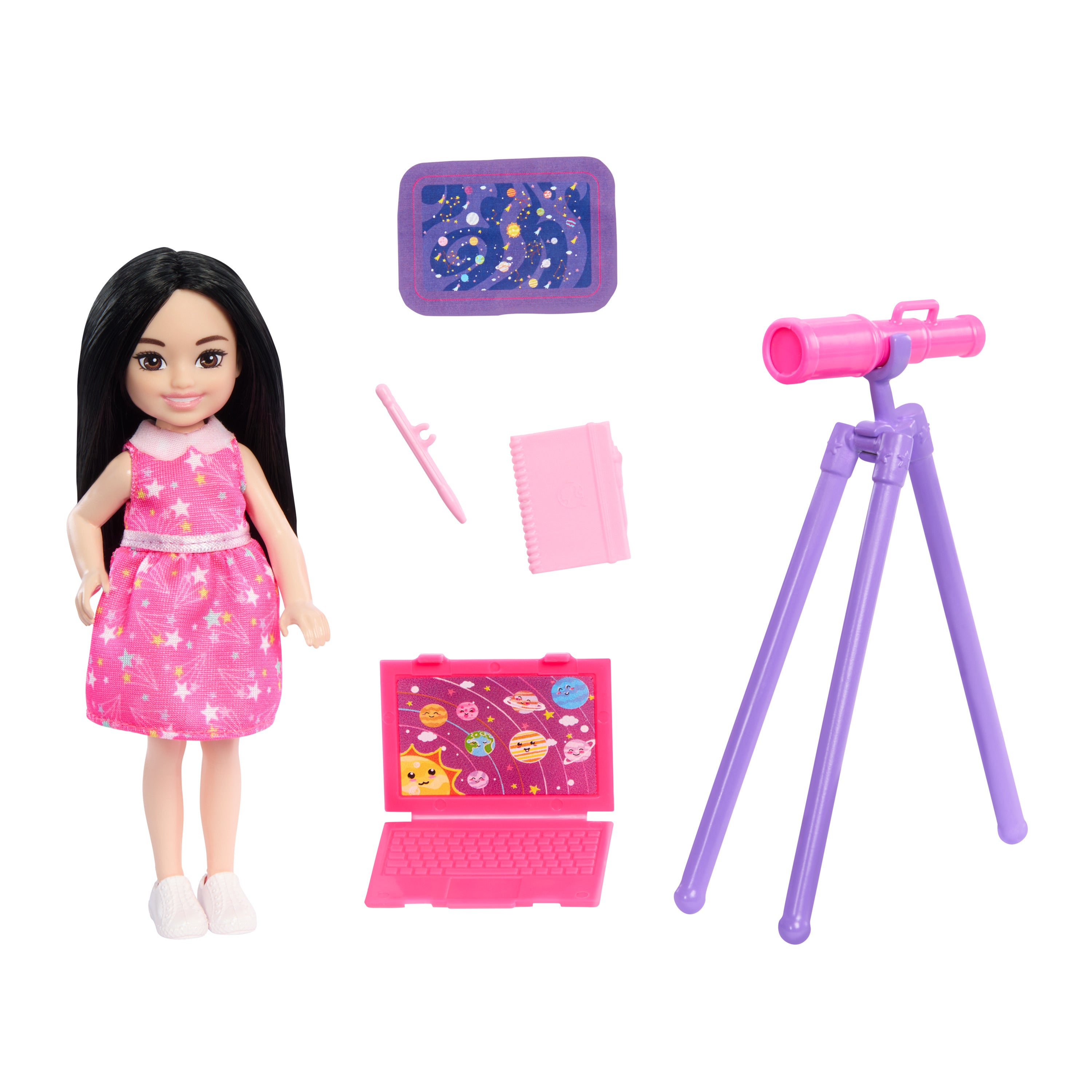 Barbie Chelsea Meslekler - Astronom Bebek ve Aksesuarları