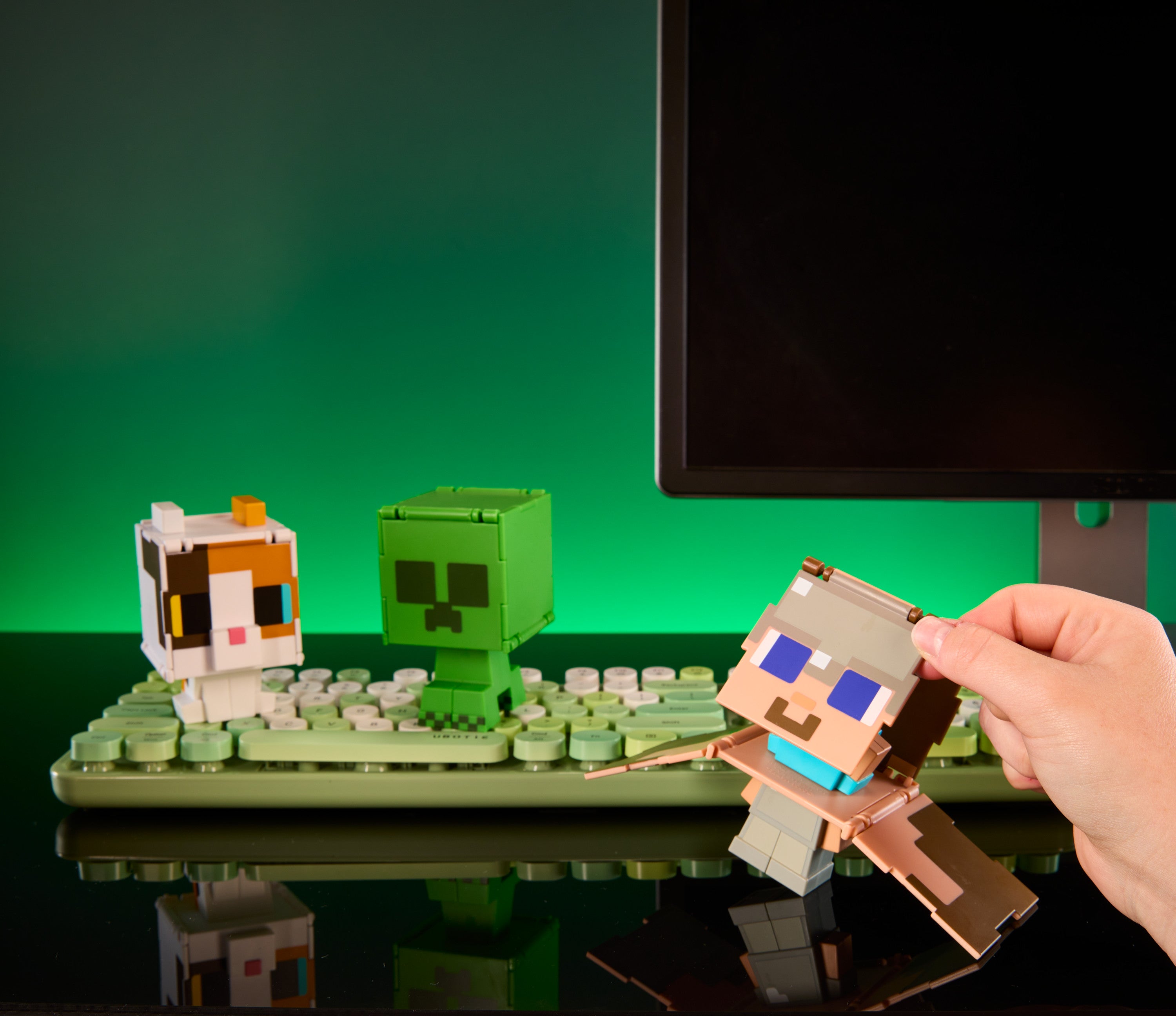 Minecraft Flippin FIGS Creeper Figürü