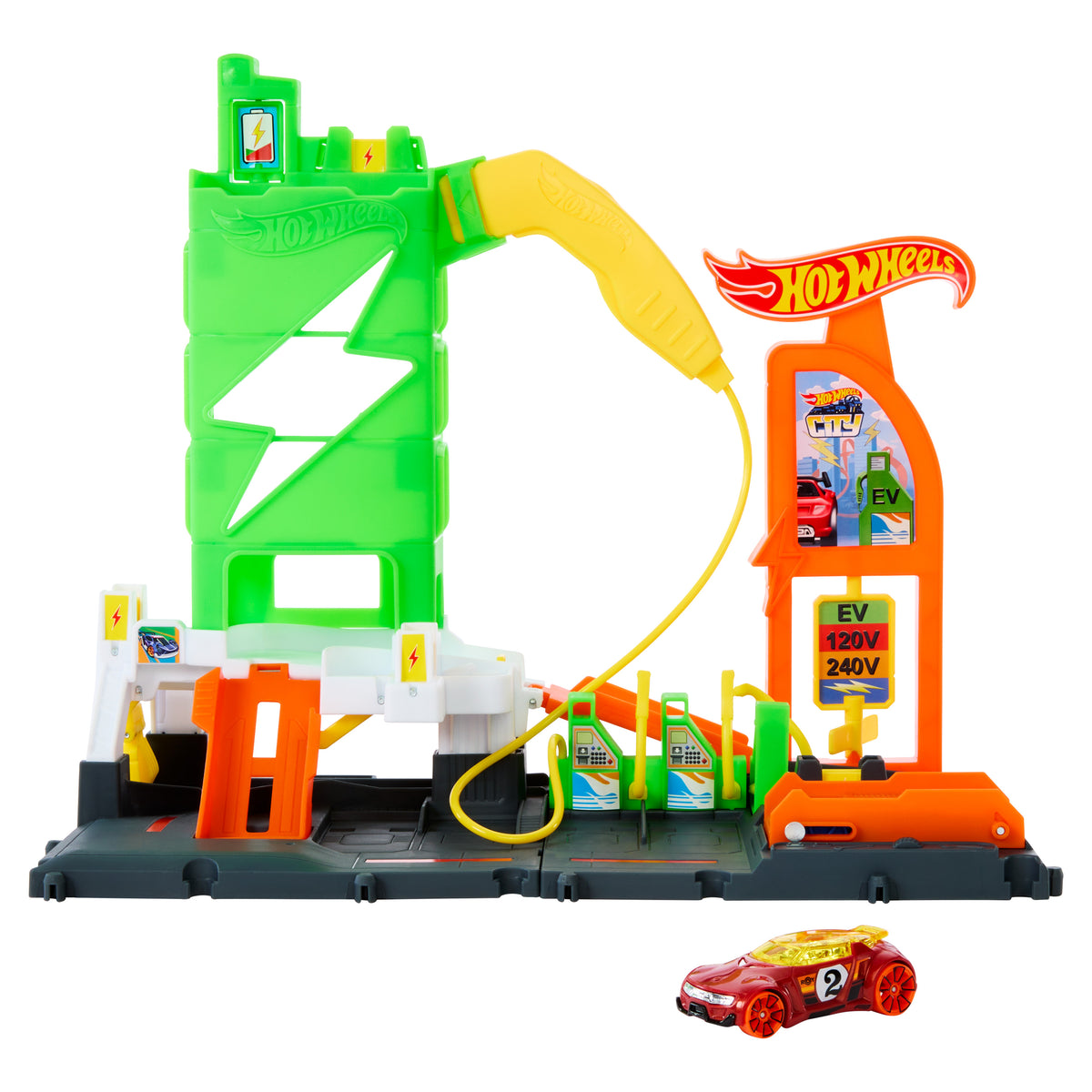 Hot Wheels Elektrikli Araç Şarj İstasyonu Oyun Seti