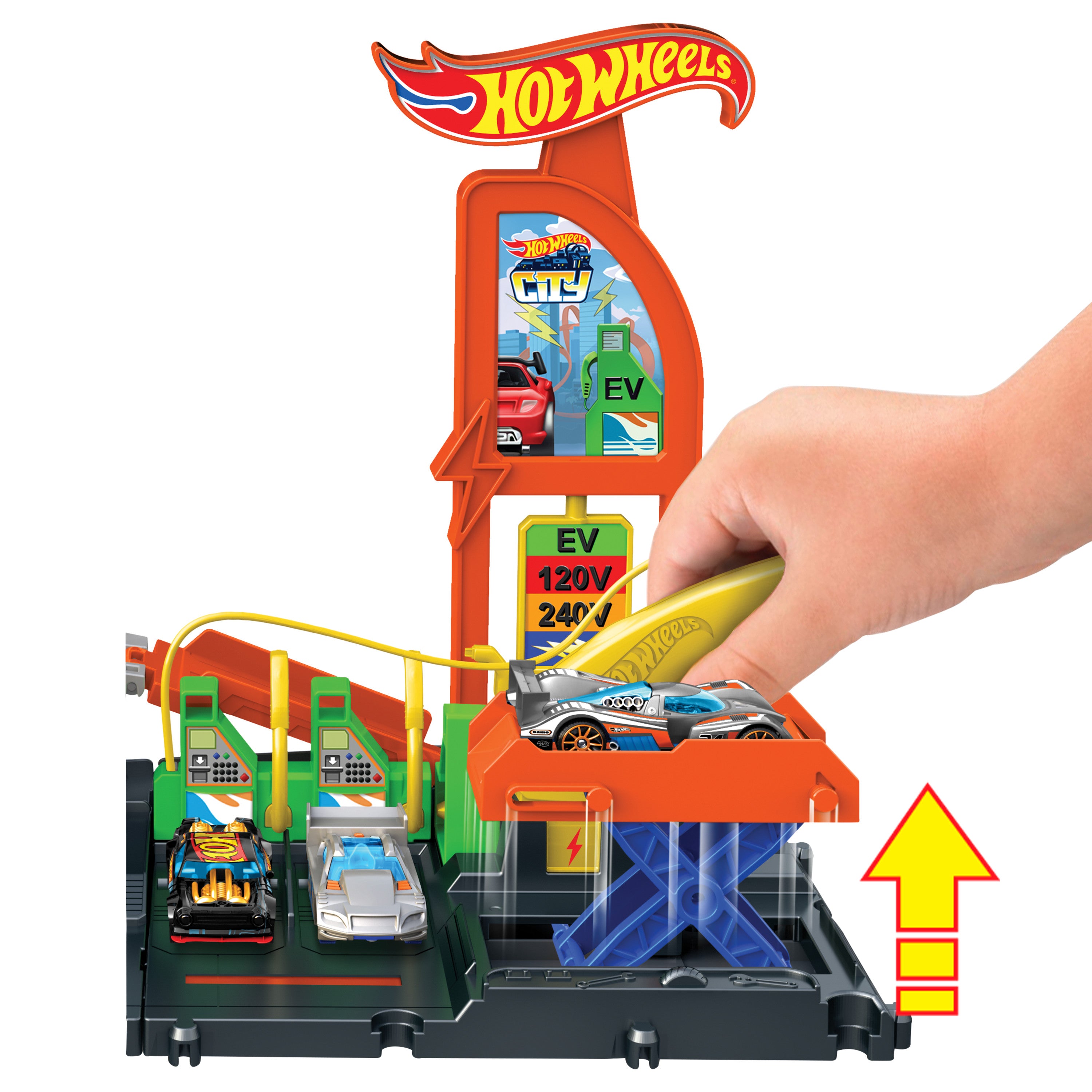 Hot Wheels Elektrikli Araç Şarj İstasyonu Oyun Seti