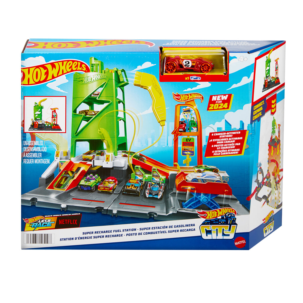 Hot Wheels Elektrikli Araç Şarj İstasyonu Oyun Seti