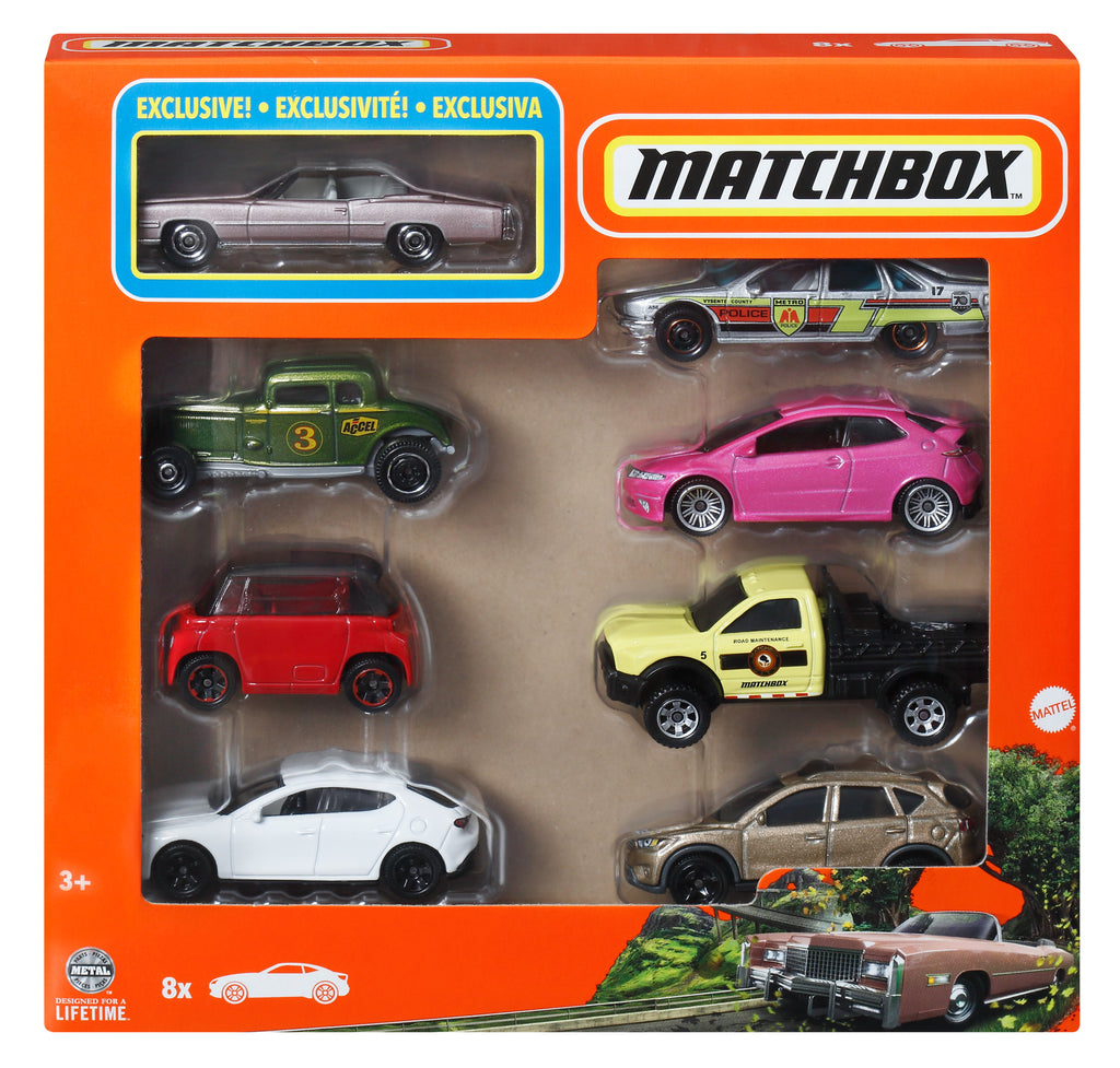 Matchbox 8'li Araba Seti (Sürpriz Asorti)