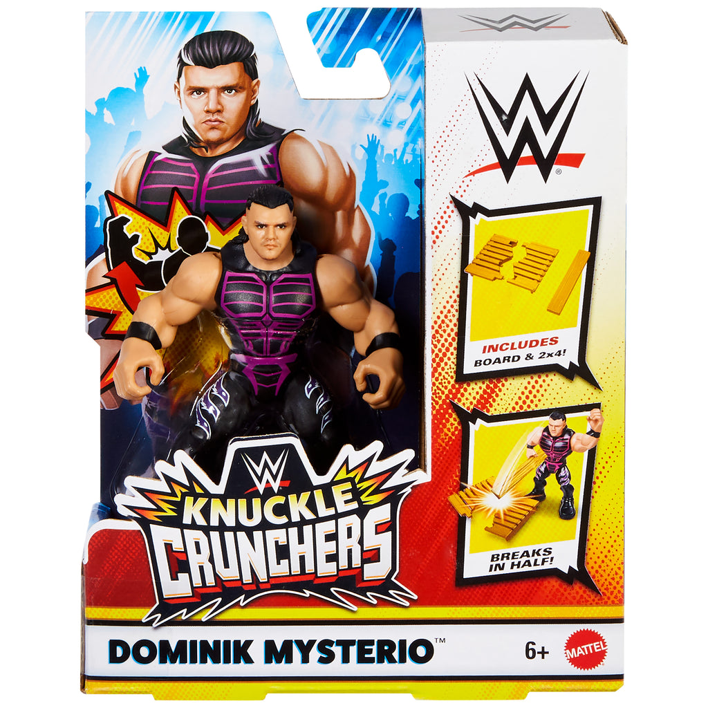 WWE Güçlü Güreşçiler aksiyon figürleri ve aksesuarlar, hareketli 8 cm'lik figürler (Stiller çeşitlilik gösterebilir)