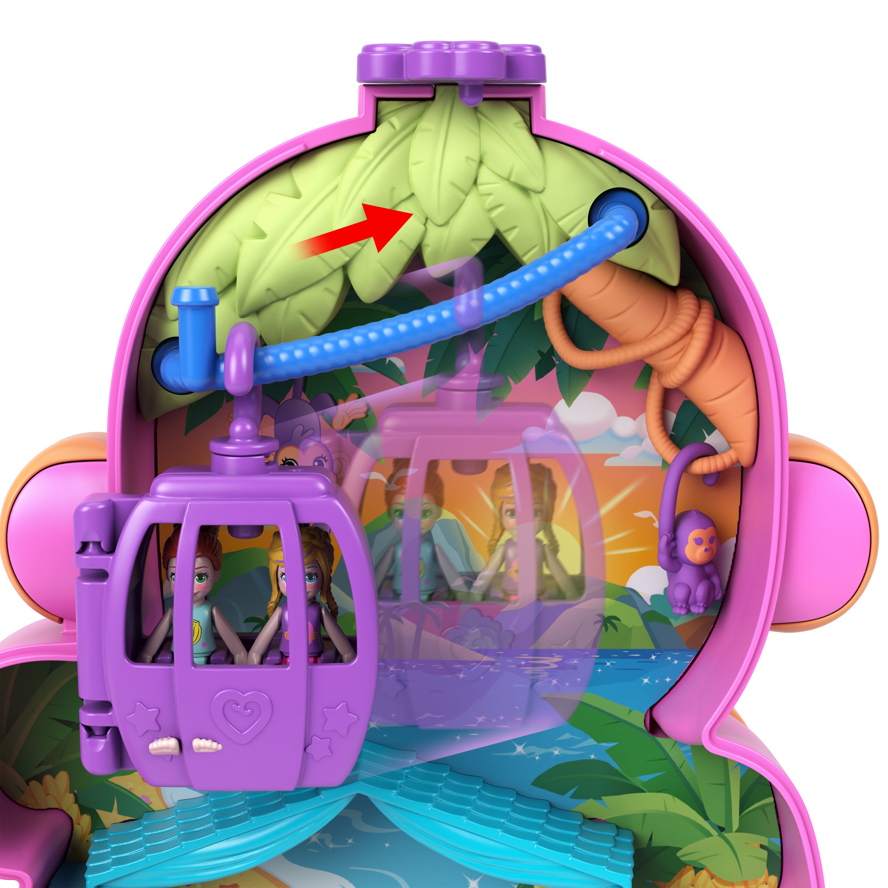 Polly Pocket Maymun Anne ve Bebeği Oyun Seti