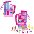Polly Pocket Barbie Rüya Evi mini bebek evi ve oyun seti, 3 mikro bebek, 1 evcil hayvan figürü ve 11 aksesuar