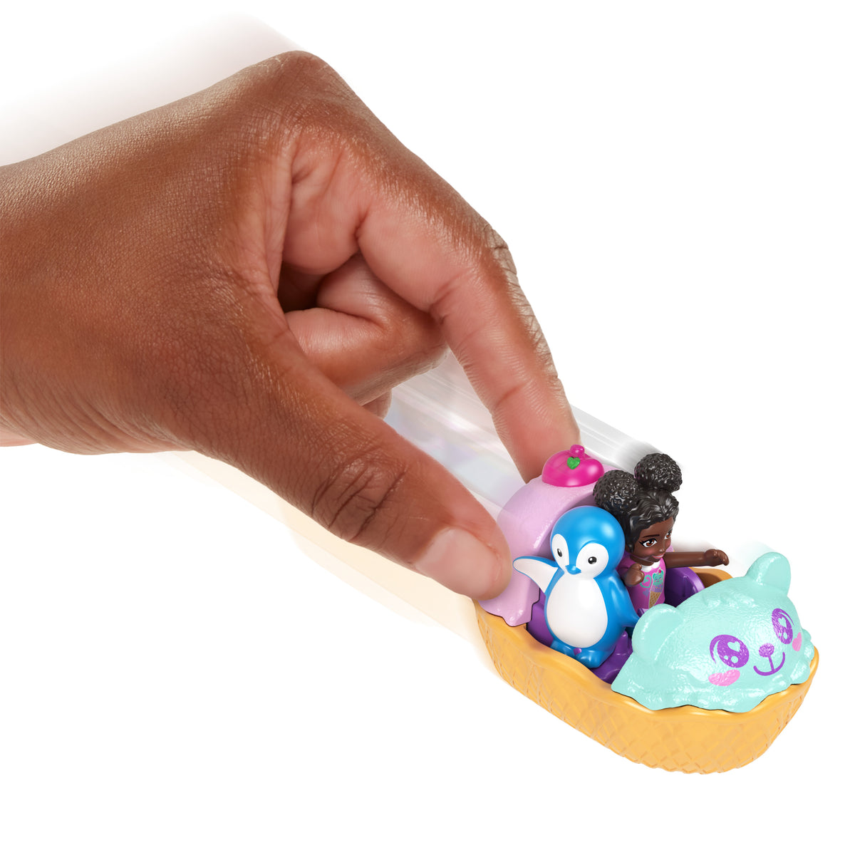 Polly Pocket Mikro Bebek ve Dondurma Külahı Araç