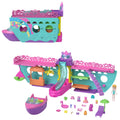 Polly Pocket™ UNICORN DREAM CRUISE™ Oyun Seti, su oyunlarına ilham veren ve renk değiştiren aksesuarlar ve 1 bebek dahil 23 parça içeren taşınabilir gemi