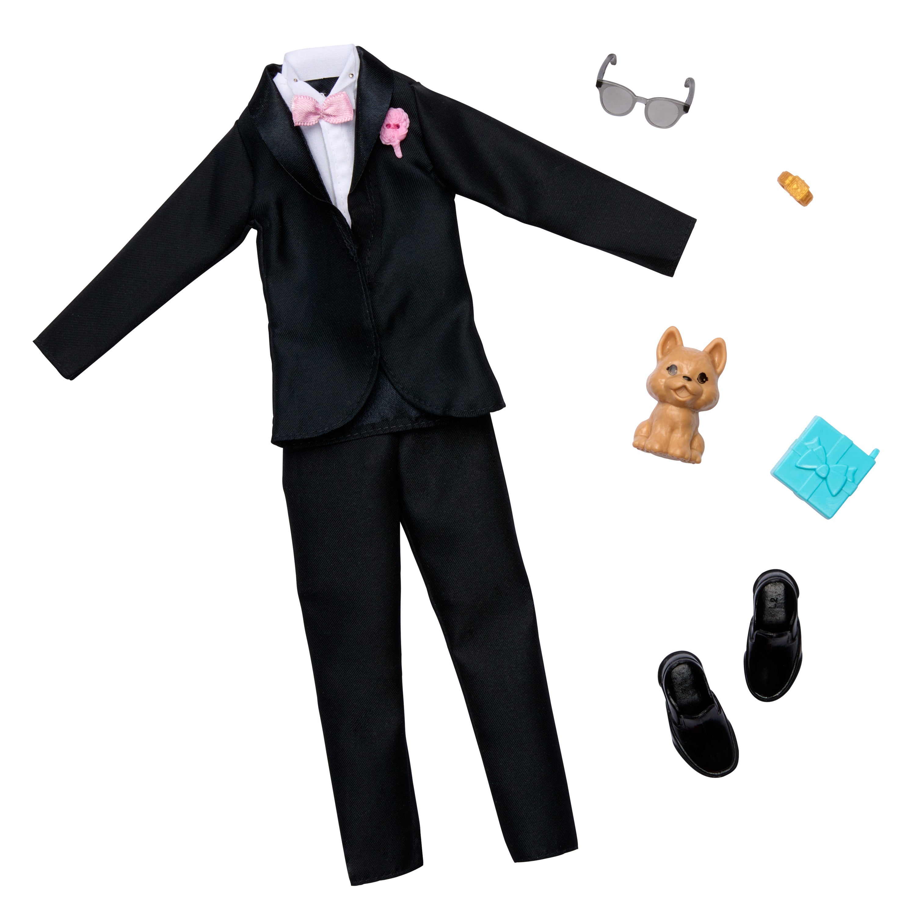 Barbie® kıyafetleri, Ken® bebek için damat temalı kıyafet paketi