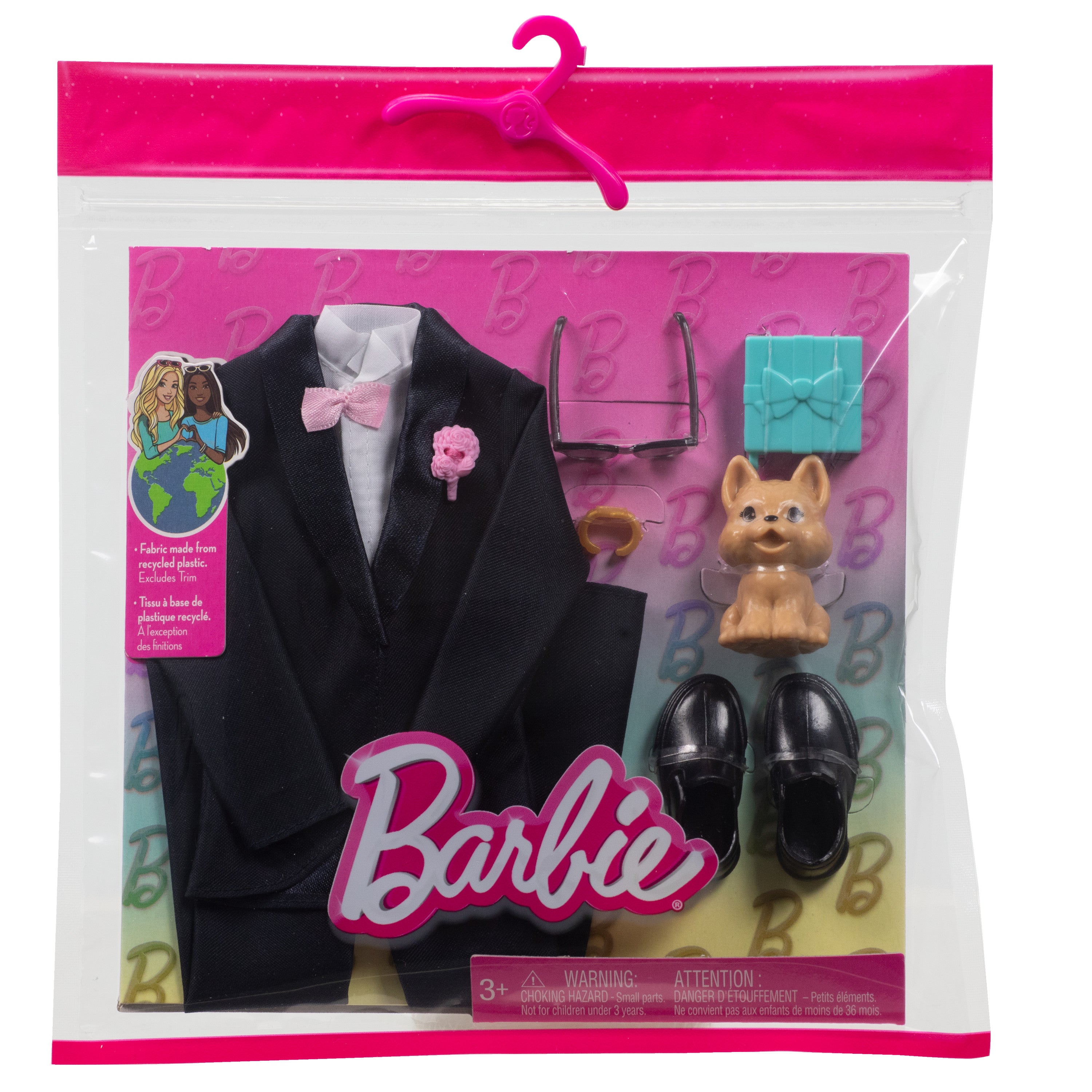 Barbie® kıyafetleri, Ken® bebek için damat temalı kıyafet paketi
